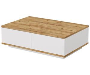 Table basse Fr14-Aw Pin blanc de l'Atlantique 90 x 60 x h28,6