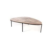 Table basse galet or - - Or - Métal