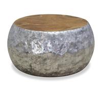 Table basse - GAROSA - BAO - Aluminium - Teck - 60 x 60 x 30 cm