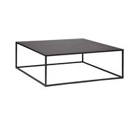 Table basse ""Gota"" métal noir 100x100cm - Atmosphera Créateur d'intérieur
