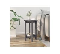 VidaXL Table Basse Gris Bois de Pin