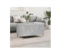 Table basse Gris béton 90x44,5x45 cm Bois d'ingénierie830968
