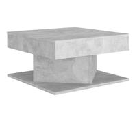 Table basse Gris béton - AKOZON - 57x57x30 cm - Contemporain - Design - Mat