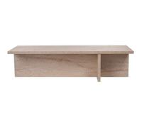 Hanah Home Table basse HARBOR rectangulaire 120x45x30 cm travertin panneaux mélaminés ép. 25 mm