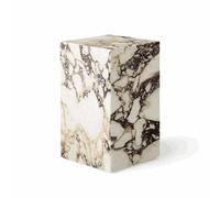 Table Basse Haute Audo Plinth Calacatta Viola