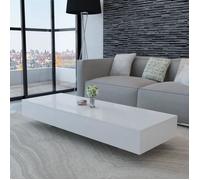 Table Basse Haute Brillance Blanc[404]