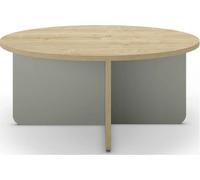 Table basse Hillary chene vert 80 x 80 x 38cm