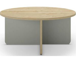Table basse Hillary chene vert 80 x 80 x 38cm