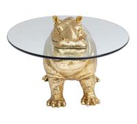 Table basse hippopotame doré Kare Design