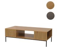 Table basse HWC-O39 Mélamine MDF 39x120x60cm nature