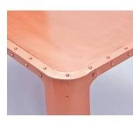 Table Basse Industrielle Métal Wall 110cm Cuivre