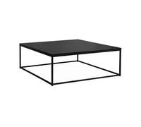 Table basse. Industrielle. structure métal noir. L 100 x l 100 x H 36cm