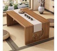 Table Basse Japonaise Pliable, Grande Taille, sans Installation. | Table basse japonaise pliante moderne, design bas, grande taille, sans montage, idéale pour le salon ou le coin thé.