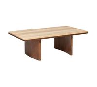 Table basse Jivan Travertin bois 120x70cm - Atmosphera Créateur d'intérieur
