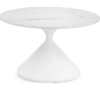 Table basse Joona blanc D70 x h40 cm
