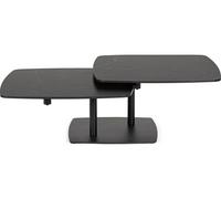 Table basse Joosef gris extensible 70/90 x 122 x h35 cm
