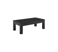 Table Basse L127cm Laquée Noir Brillant - DEYTON -