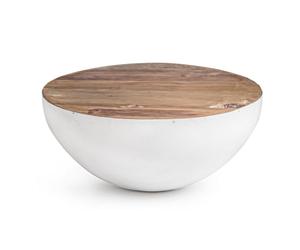 Table basse Lancaster blanche D70