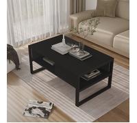Table basse Laukaa 100 x 60 x 45 cm noir