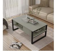 Table basse Laukaa 100 x 60 x 45 cm vert de gris