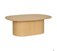 Table basse ovale en bois LEE - Beige
