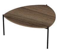 Table basse Lenny noyer 90 x 89 x h40cm