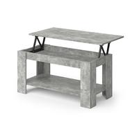 Table basse Lorenz, 100x50cm avec fonction d'élévation, Béton, Vicco 30655