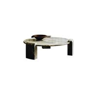 Table Basse Louise Roe Column Stone en Marbre d'Estremoz