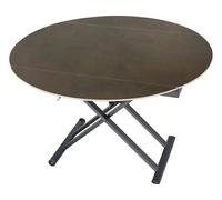 Table basse Marbella relevable marron 70-120x120x34/80