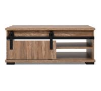 Finori Table basse Marrakesch rectangulaire en chêne 100 x 40 x 60 cm