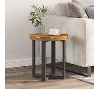 vidaXL Table basse Marron 40 x 40 x 45 cm Bois de teck massif