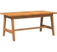 Table basse marron en bois d'acacia massif Lumarko !