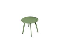Table basse Massae acier époxy diamètre 60 cm amande