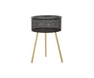 Table basse Mauro Ferretti Blacky - Doré - 35x50 cm