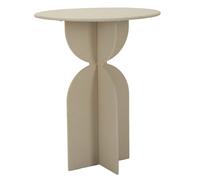 Mauro Ferretti Table basse Dune design italien métal Ø 45 x 58 cm crème