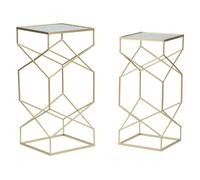 TABLES EN VERRE, PAIRE