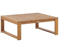 Table Basse Moderne en Bois d'Acacia 90 x 75 cm pour Ensemble de Jardin Boi