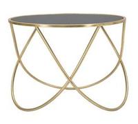 Mauro ferretti table basse ronde Ring - Noir