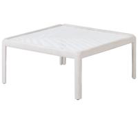 Table Basse Moderne Structure Synthétique 69 x 69 cm Beige Clair Ferretti