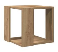 Vidaxl Table Basse Chêne Artisan Bois Massif 32 X 32 X 30 Cm Durable