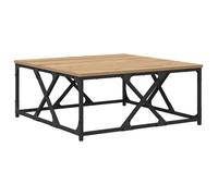Table basse moderne - vidaXL - Chêne artisanal - Bois d'ingénierie - 70x70x30 cm - Rectangulaire - Poids maximal 75 kg