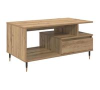 vidaXL Table basse Chêne artisanal 90×49×45 cm Bois d'ingénierie – Moderne, robuste