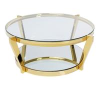 Table basse Monocolo 90cm dorée Kare Design