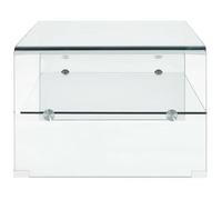 Table basse - MOTHINESSTO - Clair 98 x 45 x 31 cm - Verre trempé