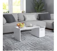 Table basse - MOTHINESSTO - LY1648 - Blanc - Aggloméré - 90x45x35 cm