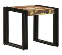 Table basse Multicolore 40x50x38 cm en bois massif de récupération G