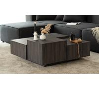 Table basse NAYELI avec effet flottant par Home Deluxe : Bois sombre