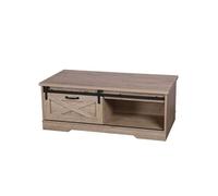 - Table basse New York 1 porte coulissante - Marron - New York