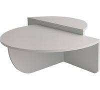 Table basse Orion blanc 90 x 60 x h30cm