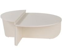 Table basse Orion Bois blanc 90 x 60 x h30cm